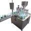 Rotary small size juice mineral drinking water machine filling cup sealing machine