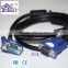 FCC CE CERTIFICATION 50m LONG VGA CABLE 3+4 MALE TO MALE COMPUTER MONITOR CABLE WITH HIGH PERFORMANCE