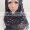 PLS018 Fashionable 165*55cm Newest muslim paillette hijab