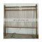 6ft high black coated spear top steel picket fence Ornamental fence