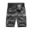 Men's Six Pockets Streetwear Cargo Short Pants with Belt