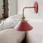 Hot Sale Macron Metal Wall Lamp Colorful Shade LED Decorative Wall Lighting For Home