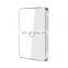 US standard ZigBee mirror wall touch dual control switch  L+N wire  Silver frame remote control  timing smart switch panel