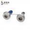 anti-loose machine M6 screws with glue for boy's toys