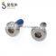 galvanized anti-thief screw /torx pin flat head screw