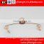 YY0096 Shiny Rose Gold Wire Metal Lingerie Hanger Underwear Hanger