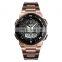 Bulk wholesale Skmei 1370 water resistant watch for mens fashion stainless steel chronograph watch