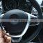 Car Accessories and Auto Parts For BMW X1 F48 2016 2017 ABS Matte Chrome Steering Wheel Decoration Strips
