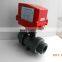 220v Ball Valve DN15 DN20 DN25 DN32 DN40 UPVC CTF-002 20nm 220v Motorised Ball Valve