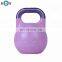 China Factory Direct Custom Weight Rubber Coated 8kg Kettlebell Women's Fitness Cast Iron Kettlebell