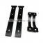 Garage Door Magnetic Decorative Hardware Kit Color Black 6 PCS Carriage Accents Faux Hinges and Handle