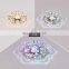 Small Ceiling Lights Round Concealed Luxury Ceiling Light 20CM 9W Ring Surface Crystal Ceiling Light