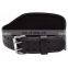 Professional design logo printed  leather weight lifting belt