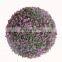 2021 New Uv-resistant Boxwood Grass Hanging Trim Ball Artificial Plastic Purple Plastic Grass Ball Large Garden Decoration