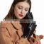 New Style Fashion women driving touch screen winter warm leather gloves