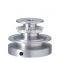 China manufacturing cast aluminum different types of double taper pulley
