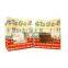 Custom flat bottom paper food bags frying food oil-proof paper bags and window paper food bags