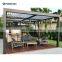 Aluminium Pergola Waterproof Modern 15*15 Gazebo 4*4 Pergola-aluminium Pergola Fabric Retractable Caport