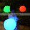 Lighted garden ornament lawn led solar stick light plastic ball shape yard light solar wholesale