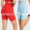 2023 New Style No Front Seam Hot Yoga Shorts High Waist Peach Hip Sexy Compression Short Pants Women Workout Gym Running Wear