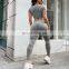 Wholesale Seamless High Waist Scrunch Butt Lift Leggings Yoga Set Ins Hot Activewear Sports Gym Fitness Yoga Sets For Women