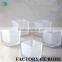 Clear Square Glass Hurricane Candle Holders Colored From China