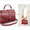 2016 high quality PU lady leather handbag shoulder bag