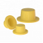 HDPE Metal Gi Water PVC Galvanized Pipe Fitting Stop Plug Thick Wide Flange Yellow End Cap Plug Plastic