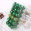 Bulk Christmas Ball Ornaments: 4cm Shatterproof Plastic Balls with Glitter & Painted Designs – 50pcs