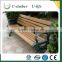 Fashionable styles WPC garden bench outside