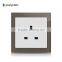 electric 2 pin and 3 pin socket with wall switch, blank plate switch cover