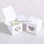 White Card Paper Box With Clear Window