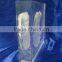 3D laser carving eagle's heart acrylic art block display animal style thick paperweight