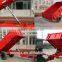 3T single axle trailer hot sale dump trailer with crane
