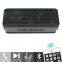 Best quanlity Channel honeycomb portable bluetooth speaker black