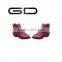 GD comfortable low-heeled PU material ankle short boots shoes