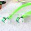 Stereo 3.5mm In Ear Shoelace Earphone Headset Earbud for IPhone For Samsung