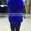 2015 the latest design fur vest, Blue Fox Fur Vest women's Clothing