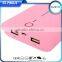 Shenzhen factory best price 8800mah rechargeable power bank