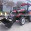 DQ554 Tractor ,front end loader TZ06D ,backhoe excavator LW-7 ,CE approved model