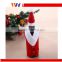 Chinese wholesale red wine bootle cloth christmas gifts 2015