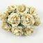 Cream large Handmade Mulberry Paper Flower, Wedding Party, Scrap-booking Crafts