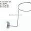 clip rectangle hanging hat display shelf