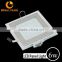 Ceiling mounted glass square led panel light 18W 12W 6W