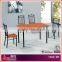 1202-3B Woodn table set/ modern dining table and chair/particle board table and chairs                        
                                                Quality Choice