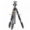 Q471 Aluminum Camera Tripod for Digital & Video & DSLR 1520MM height Professional 15KG Load Camera & photographic tripod Q666