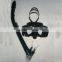 High Quality Colorful Silicon with tempered lens mask and snorkel