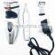 Hot selling! Three head double edge rotation razor blades +flexible portable razor+nose wool implement