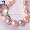 pearl charm necklace fresh water pearl 3-9mm wholesale graduale pearl shape