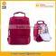 New design thick warm thermal boxes nylon lunch bag red tote with zipper insulation                        
                                                                                Supplier's Choice